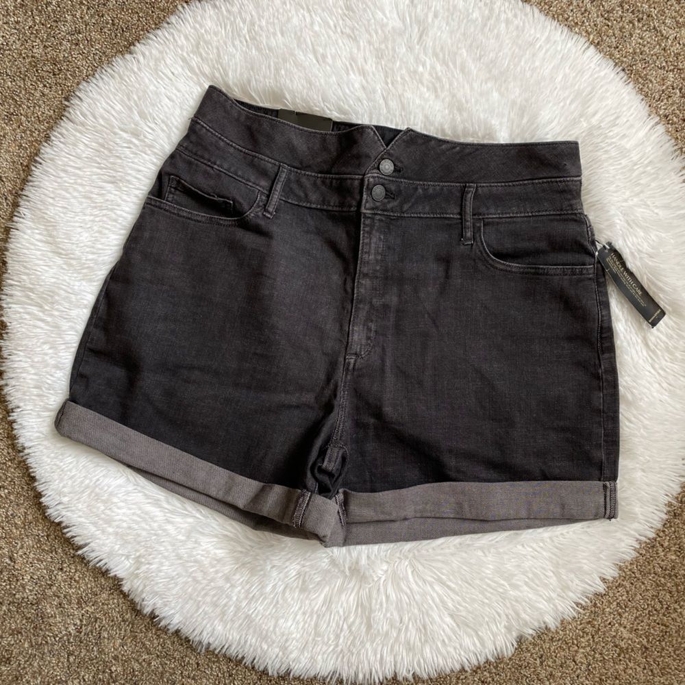 Banana Republic Jean‎ Shorts Black New Women’s Size 14